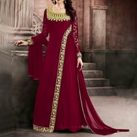 Hallow ženska gotička haljina, ženska srednjovjekovna kostim retro renesansne ženske haljine