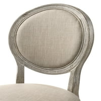 Faustine bočna stolica, tan tkanina i spasivo lagan hrast, završni 77187