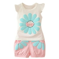 Toddler Kids Baby Boys Girl Crtioon Outfits Tors Tops Hots Set