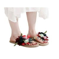 Ferdule Womens-Flip-Flops Casual Udobne duhovne sandale sa cvjetnim laganim cipelama na plaži-Travel-Travel