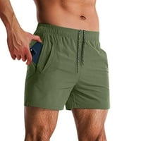 Teretane kratke hlače MENS Ljetna moda Jednostavna plaža na plaži Čvrsta boja Sportske fitnes Slobodne