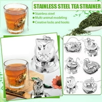 Filter za čaj od nehrđajućeg čelika Creative Mali čaj u obliku životinjskih u obliku životinjskih u
