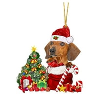 Božićni ukras lijepi poklon ukras za božićno stablo viseći čišćenje dekora za zabavu