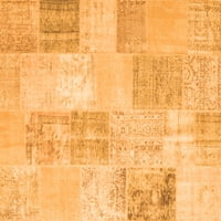 Ahgly Company u zatvorenom okruglim patchwork-om narandžasti prelazne prostirke, 7 'runda