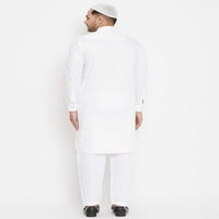 Muške čisto pamučno bijelo Eid Specijalni svečani kurta pidžama kurta salwar