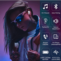 Urban Street pupoljci žive istinske bežične slušalice za uši za Samsung Galaxy S Edge + Duos - bežični