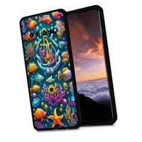 Kompatibilan sa Samsung Galaxy S telefonom, vibranto-podvodno-blaga-simboli - Silikonski zaštitnik za