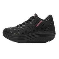 Ženske cipele za čišćenje trčanje debele jedinice sportove ženske cipele crna veličina 8.5