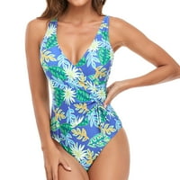 Slatki jedno kupaći kostim za žene Push Up Swimsuit Sjetli kupaći kostimi Bikini Nova proljetna moda St. Patrick's Day Irca Shamrock Ženska ljetna djevojka kupaći kostim zelene s