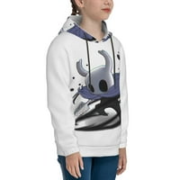 Mladi duksevi Hollow Knight 3D štampanje dječaka i djevojčica pulover s kapuljačom s kapuljačom malom