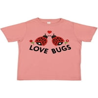 Inktastična ljubavna bubica Red Ladybugs Valentinovo outfit poklon mališani dječak ili majica za djecu Toddler