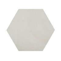 Opskrbljivo moje mjesto Moderna plišana tepih za čvrste boje - OFF White, 8 'šesterokutni, kućni ljubimci