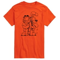 Garfield - Garfield i Odie - Muška grafička majica kratkih rukava
