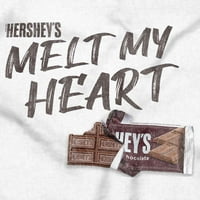 Hershey's Melt moje srce Candy bar dugih rukava majica za muškarce žene Brisco brendovi 2x