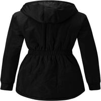 Dabuliu kapuljač kaputa sa kaputom kaput za ženska debela zimska odjeća 'topla obložena ženska jakna