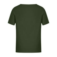 Ljetna ušteda Evergreen Lenago Plus Veličine za žene Casual okrugli izrez za bluzu kratkih rukava Ispis labavih majica vrhovi tisak BOHO tanic bluza na vrhu