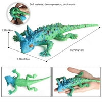 Realistični životinjski modelni figurice Simulacija TPR gumenog guštera Slika za reljef za reljef Igračke