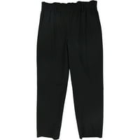 Michael Kors Womens Papir-tag-struk casual pantalone, crna, srednja