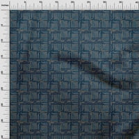 Onuone pamučne kambričke plave tkanine Tekst quilting opskrbe Ispiši šivanje tkanine sa dvorištem širom