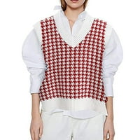 Slatki džemperi za žene Turtleneck Dugim rukavima na vrhu Tors Solid Print RD XL