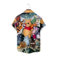 Winnie The Pooh muške vrhunske posebne kratkih rukava atraktivna dizajnerska majica za muškarce za svakodnevno