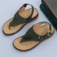 JSAierl ortopedske sandale za žene Dressing Summer Clip Toe Sandale Comfy Arch Support Sandals Modna