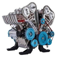 Plutyo Model Model Desktop motor, 8-cilindrični automobilski motor Model Građevinski komplet za odrasle