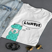 Smiješna Llama puna Llamour majice žene -image by shutterstock, ženska X-velika