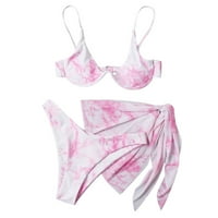 Hybrids kupaći kostim sportskih stila stila ružičasta l