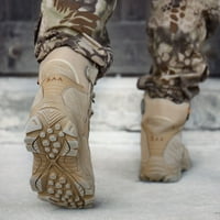 Homchy Cipele Muškarci koja se odupiru neklizajućom penjanje na otvorenom Pješačke čizme Vojne čizme