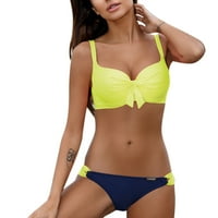 Kupaći kostimi Žene Žene Bandeau Bange Bikini set Push-up brazilski kupaći kostimi za kupaći kostim