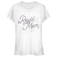 Junior's Disney Royal mama Grafički tee bijeli veliki