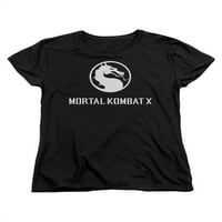 Mortal Kombat Fighting Video Game Horizontal Dragon logo Ženska majica Tee