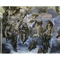 Posstazzi Sal Posljednju presudu - detalj Michelangelo Buonarroti 1475- Florentinska sinska kapela Vatikan