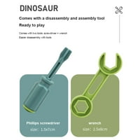 Skupljanje dinosaurskog inženjerskog igračaka za 3 godine djece za razdvajanje dinosaur Igrai zastrašivanje