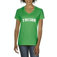 Normalno je dosadno - Ženska majica s kratkim rukavima V-izrez, do žena Veličina 3XL - Tucson