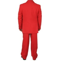 Moderan 2pc. Muška regularna željna odijelo s besplatnim par čarapa - crvena 64l