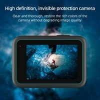 Wisrempt Ispurnut HD Clear Lens Film Set za GOPRO HERE LCD zaštitni zaštitni poklopac za zaštitu od