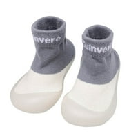 Follure Toddler cipele čarape Pismo dječje cipele Toddler Walkers Elastična čvrsta neklizačka dojenčad prve bebe cipele