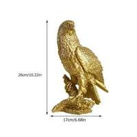 Resin Eagle Kip životinjske figurice Uredski ukras Divlji kućni raspored vrta