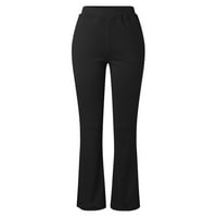Wozhidaoke hlače za žene joga hlače za žene vježbanje hlače visoke struk vježbanje nogu joga pant crna