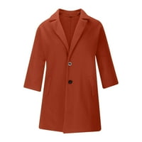 FESFESFES kaput za žene Seksi V-izrez Solid Boja dugih rukava bez rukava Prodaja odjeća