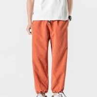 Teretne pantalone za muškarce na odobrenju Fashic Classic Plus Size Solid Color Twill Rad Wearter Cargo