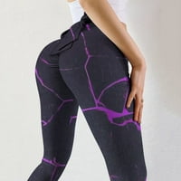 Flash Pick Ženske hlače Žene Štampanje visokog struka Stretch Strethcy Fitness Tajice Yoga hlače Rolbacks