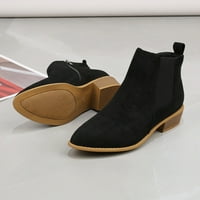 Ketyyh-Chn Ženske čizme Platform Modne čizme Visoke potpetice Combart Boots Cipele Black, 42