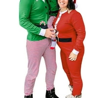 Božićni pidžami postavljena za spavanje Santa Claus Elf Outfit Women Pidžama