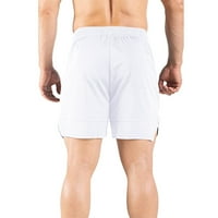 Wozhidaoke muške kratke hlače Muški sportski fitnes Trčanje lagane mrežice prozračne radne hlače za