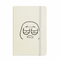 Umorni crni slatki chat sretan uzorak bilježnica službenog tkanina tvrdog pokrivača klasičnog dnevnika