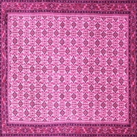 Ahgly Company Zatvoreni kvadrat Perzijske ružičaste tradicionalne prostirke, 8 'kvadrat