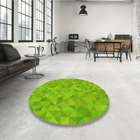Ahgly Company u zatvorenom kvadratu uzorak zeleni jabučni tepih zelene površine, 5 'kvadrat